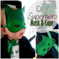 Blog thumbnail - DIY Superhero cape and mask